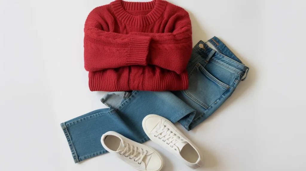 casual red