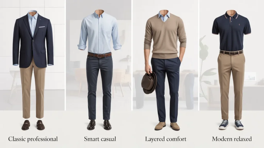 Business casual style