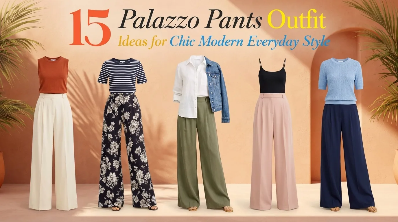 15 Palazzo Pants outfit ideas