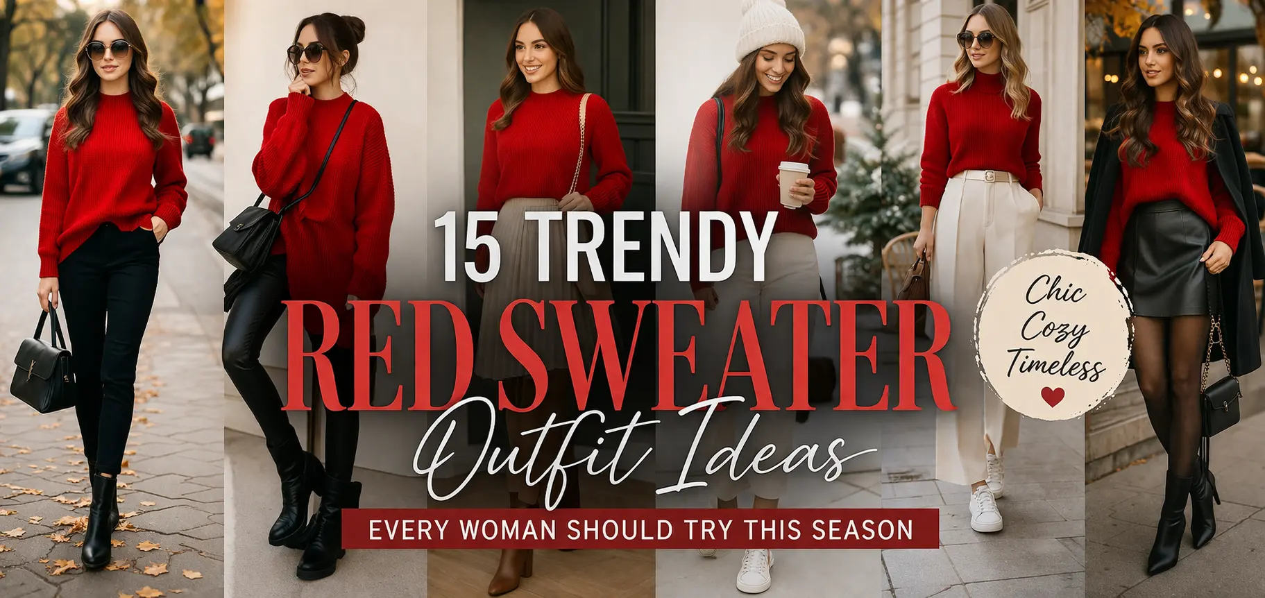 15 trendy red sweater