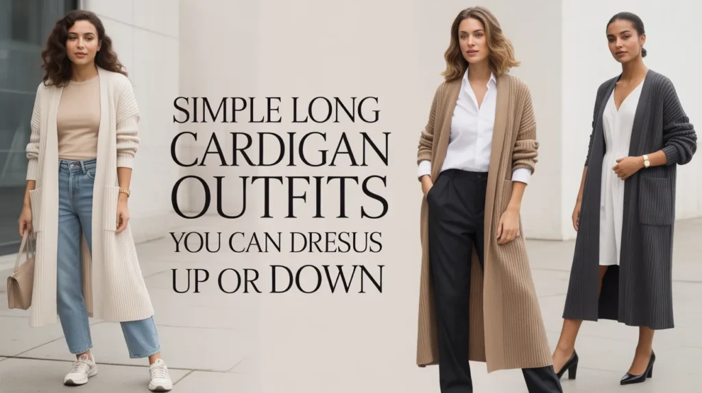 Simple Long Cardigan