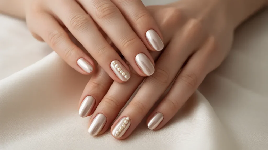 Classy neutral nails