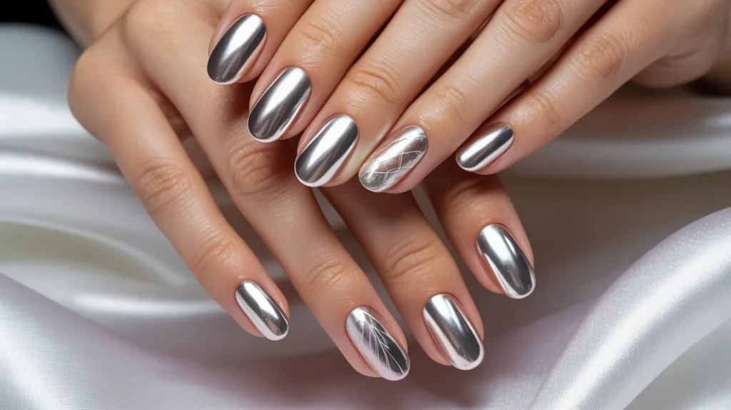 Chrome nails 