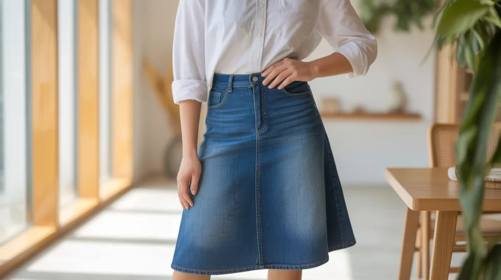 denim skirt