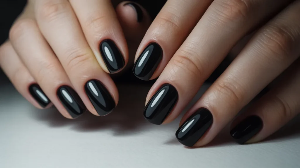 Black Cat Eye Nails 