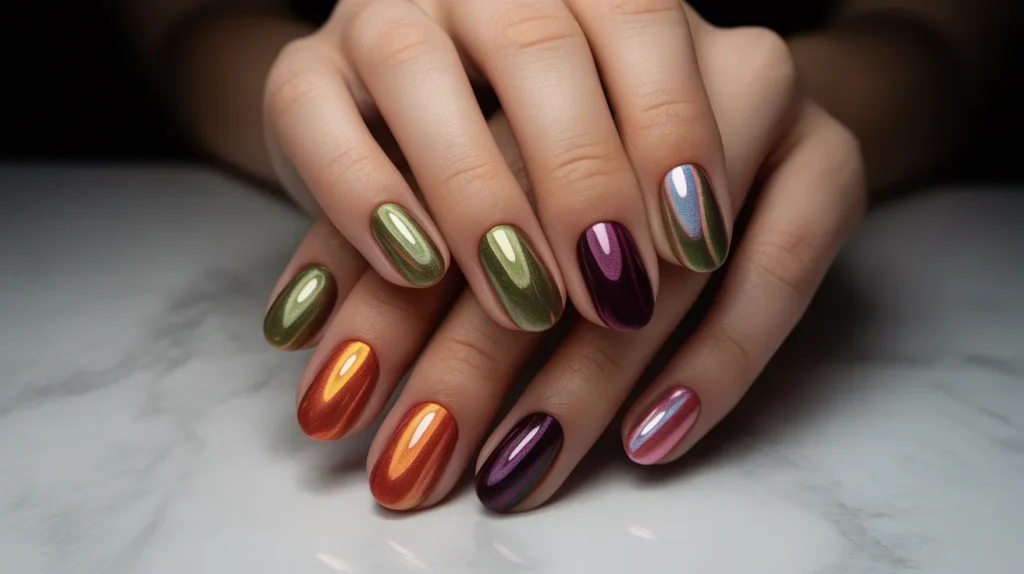 trending cat eye nail