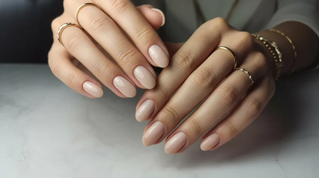 maintain classy neutral nails