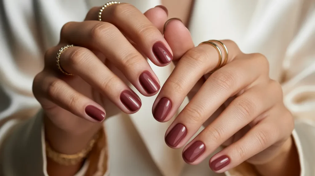 classy nails matte finish