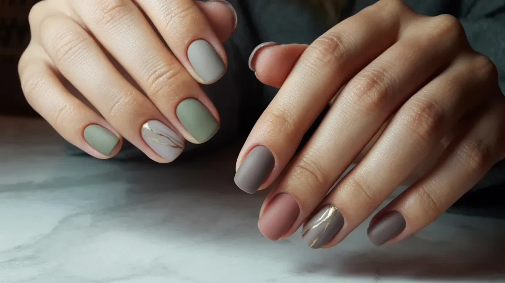Matte nails