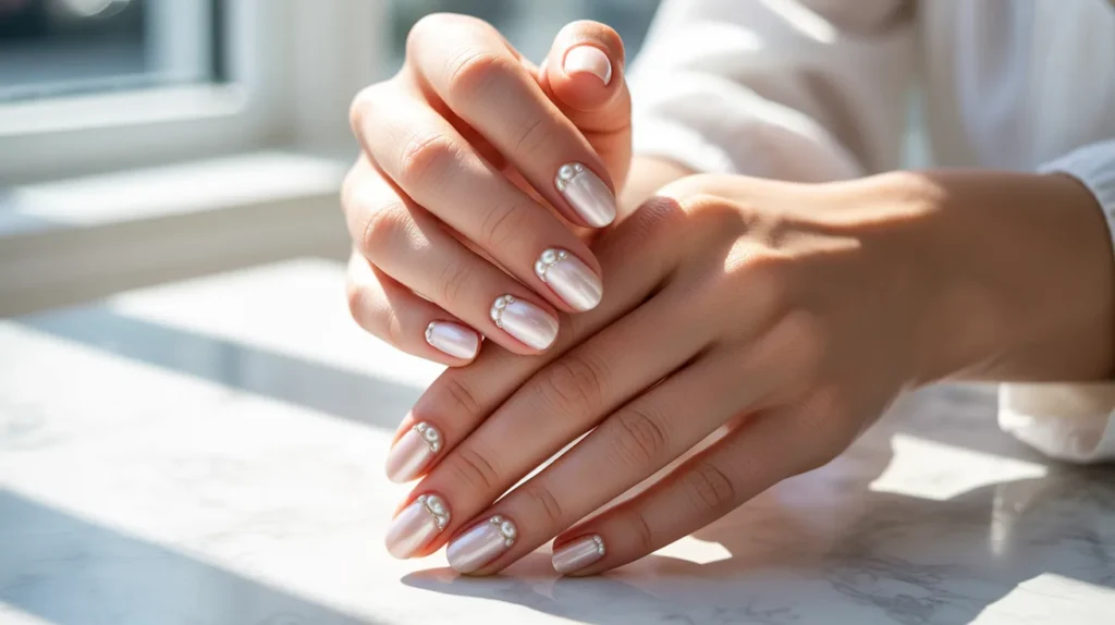 Classy business nails