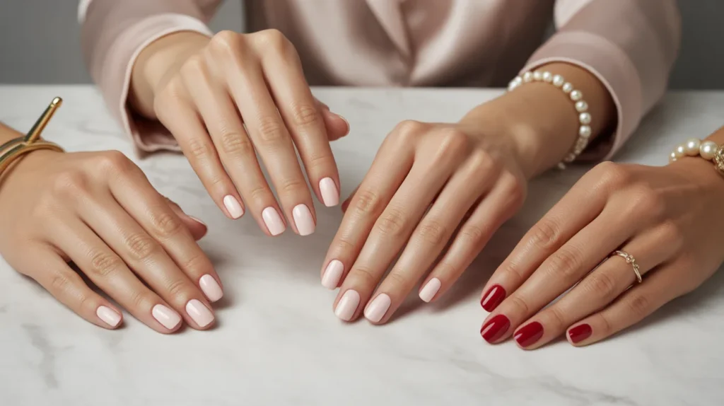 classy work nails
