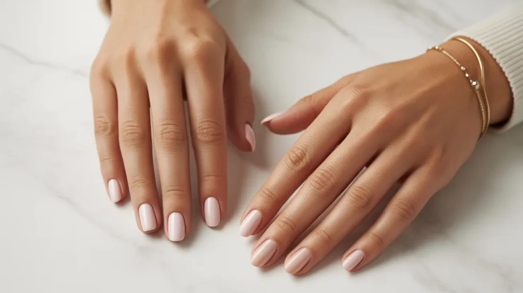 classy business nails