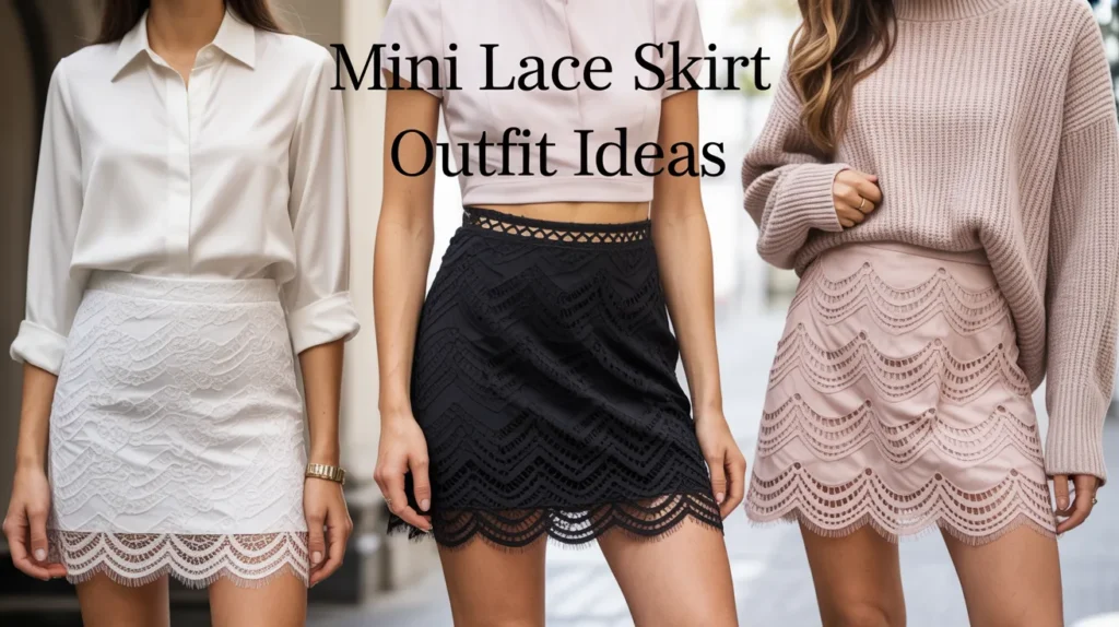 mini lace skirt 