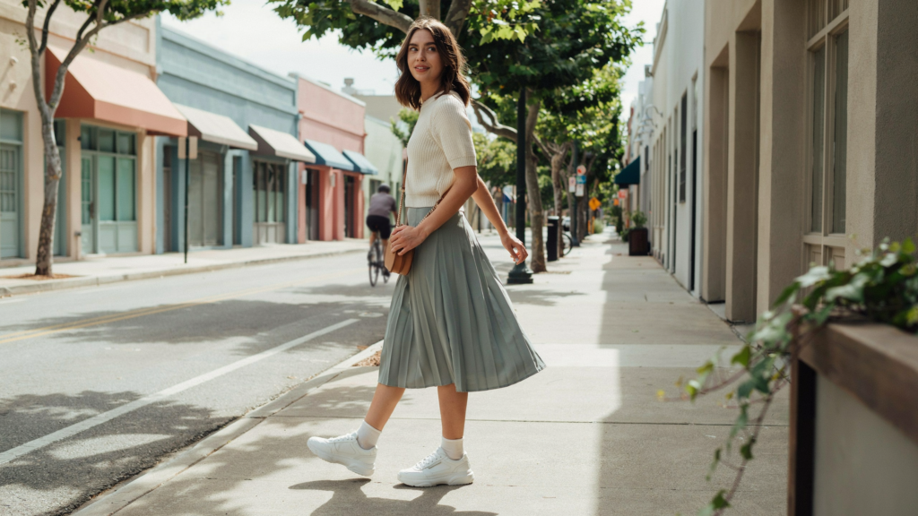Sneakers add comfort