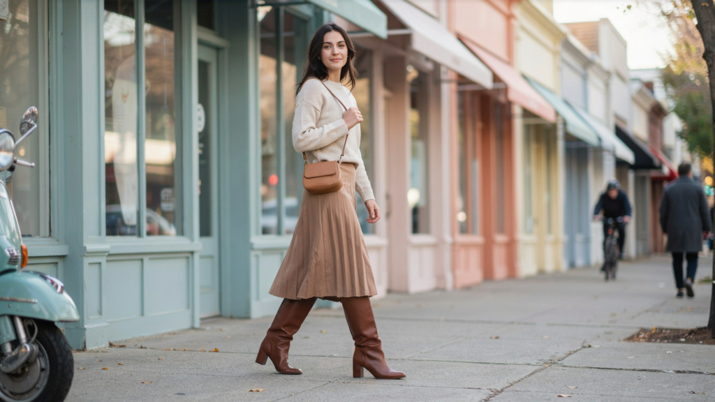 midi skirt outfits
