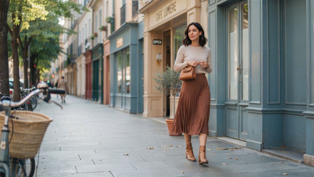 Brown skirts