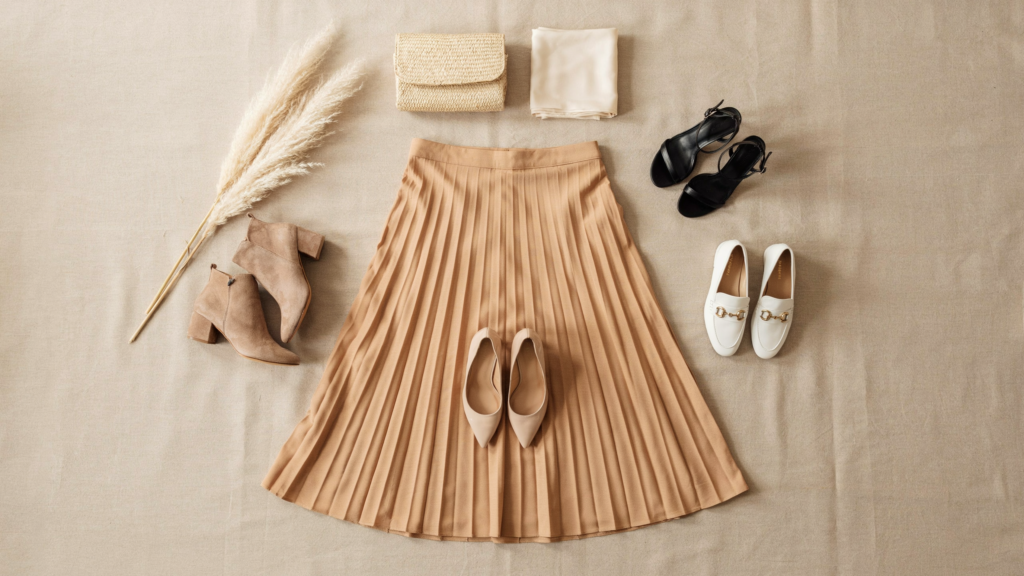  best shoes to wear with a brown skirt 