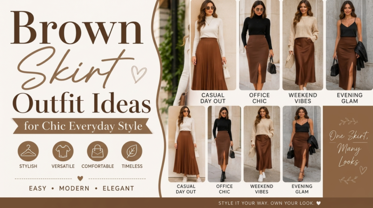 brown skirt